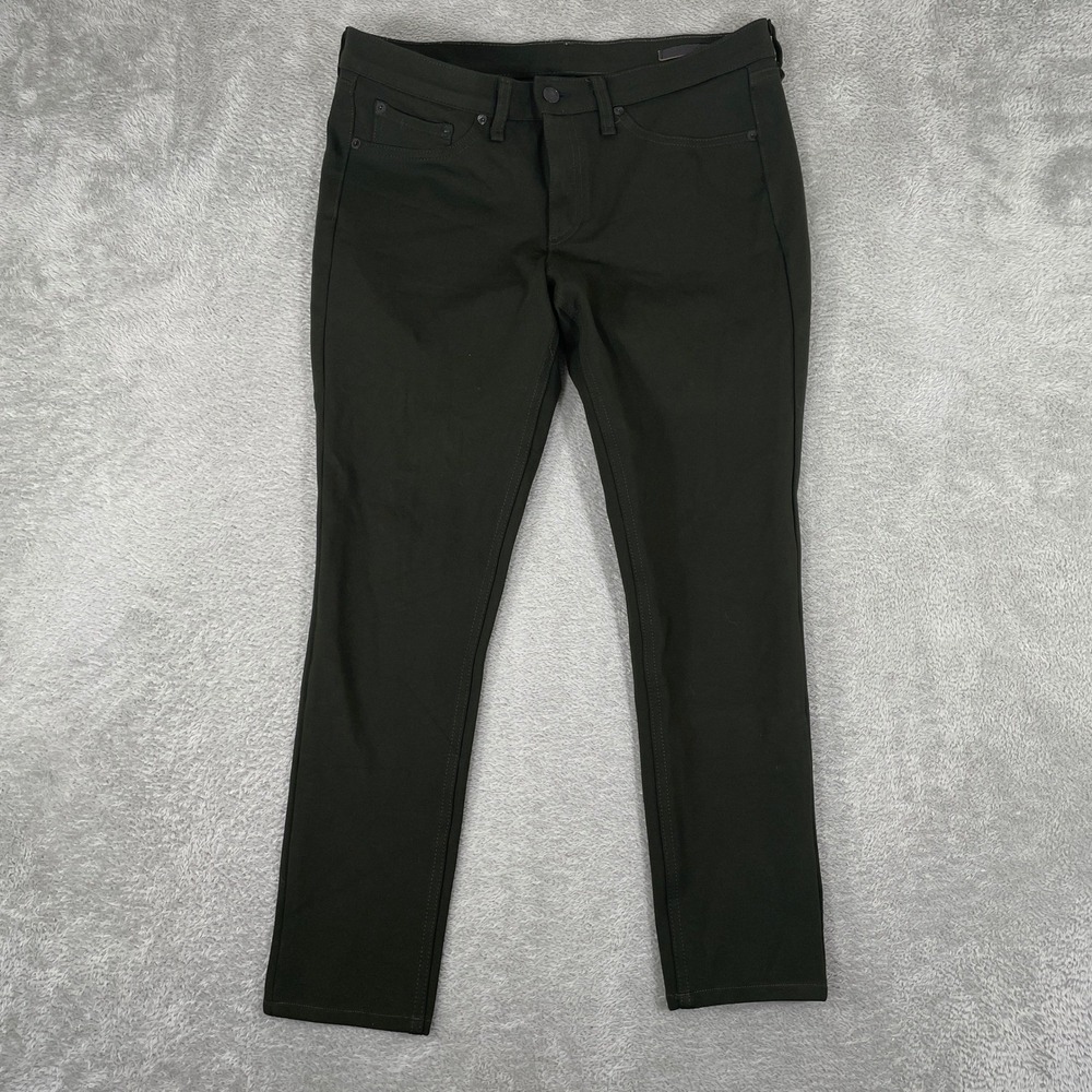 Rag & Bone Olive Ponte Pants Womens 31 Dark Green Skinny Stretch Workwear